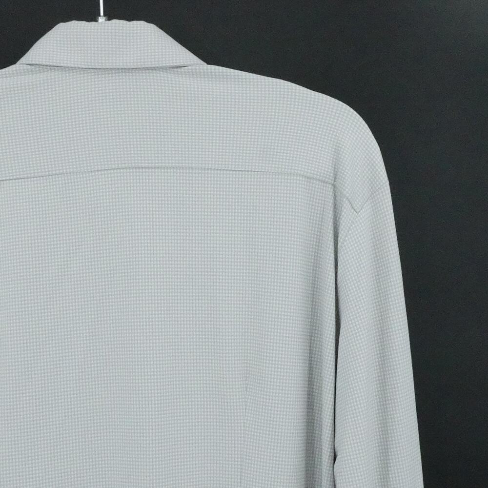 Mizzen + Main Shirt Mens 2XL‎ Trim Fit Gray Spinnaker Collection Button Up USA - Picture 10 of 16